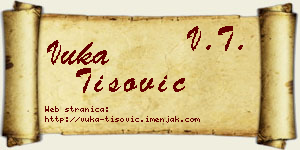 Vuka Tišović vizit kartica